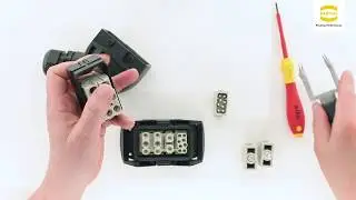 HARTING Han-Eco&reg; How to change a module - Assembly instruction