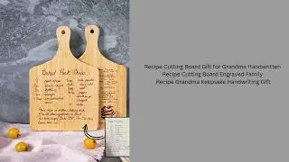 Cute Gift Ideas/Recipe Cutting Board/Craft Ideas #craft #giftideas