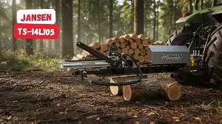 JANSEN TS-14L105 – Fendeuse horizontale 14 t | Puissance & efficacité bois