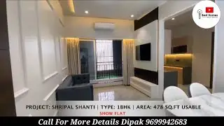 Sripal Shanty 1Bhk flat carpet area 478 Global city virar west mumbai