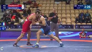 Qual. GR - 66 kg: B. KUNURBAYEV (KGZ) df. H. MALKHASIAN (FRA) by VPO1, 3-1