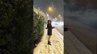 Winter UK Malayali #ukmalayalam #ukmalayali #londonmallu #kerala #snow #snowfall #like #london #uk