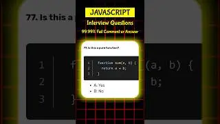 #2 Test Your JavaScript Skills: Will You Pass This Interview Quiz? #shorts #mrcoder #MRCODER