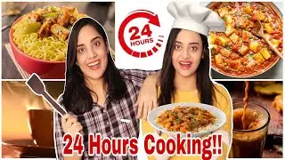 24 Hours COOKING Challenge | FOOD CHALLENGE | Life Shots