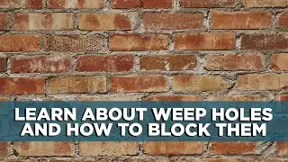 What You Should Know About Weep Holes | Tips