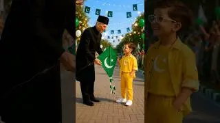 Quaid-e-Azam Gifts a Kite to Beautiful Child on a Basant Day 😱#story #ai #cute #shortsfeed