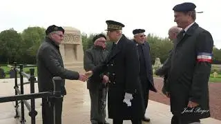 Lorette 42ème Anniversaire l'inhumation du soldat inconnu d'AFN 16 Octobre1