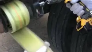 Flatbed strap roll up. www.luxrollzz.com