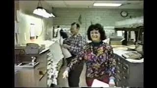 1992 Akron Beacon Journal Newsroom and Composing Room Scenes