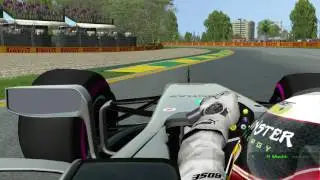 f1 2017 Rfactor Melbourne Hotlap 1/20 Lewis Hamilton
