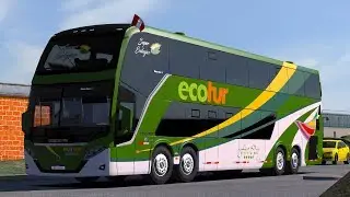 Busscar Vissta DD 8x2 Scani|Road map 1.35 ETS2 MODS PERU+Links