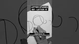 LETTER STUDIES 007 - LETTER 'R'