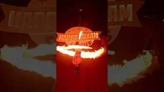 Fire act Krugman show Kagoshima #circus #aerialstraps #show #aerial #acrobatics
