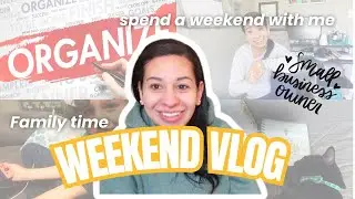 Weekly Reset Vlog: Getting My Life Together + Small Business Content & Organization Tips