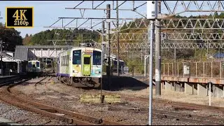 【4K】平日の昼下がりのキハ120通過集/柘植駅-KiHa 120 (Diesel Car) Passing Scenes on a Weekday Afternoon/Tsuge Station