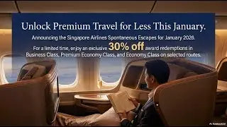 Sinagpore Airline Krisflyer Spontaneous Escapes Jan 2026 #travel #flights #indigo