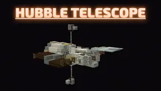 Minecraft: How to build a Satellite in Minecraft (Hubble Telescope) Minecraft Satellite Tutorial