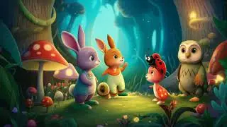 🌙 Curious Rabbit's Magical Moon Leap 🐰✨
