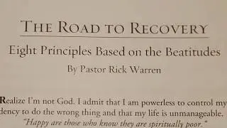 Celebrate Recovery - The 8 Principles