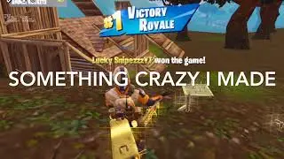 How to go to normal island in creative mode and big thing I made