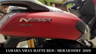 Terbaru Terkeren Yamaha Nmax Matte Red / Merah Doff 2019