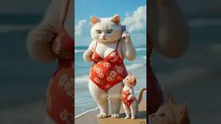 Cute White Cat Calling to her husband | Pu Ai Kh