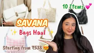 Savana Bags Haul 😍 | Savana Haul | Bags Haul || Jasmin Kaur 🌸