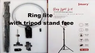 Ring lite with free tripod stand / free mobile hanger and remote