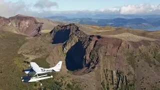 Volcanic Air Scenic flights Rotorua to White Island & Mount Tarawera