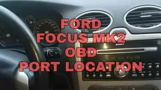 FORD FOCUS MK2 2004-2011 Diagnostic OBD Port Location 🚗👨&zwj;🔧