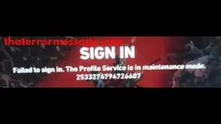 The profile service is in maintenance mode (Back 4 Blood)
