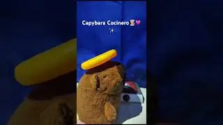 Capybara cocinero #toys #capybara #cooking