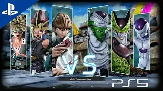 Bakugo, Yugi Moto, Seto Kaiba vs Piccolo, Cell, Frieza  Fight - Jump Force | 4K Ultra Gameplay #ps5