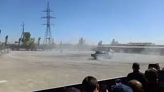 Drift show😱  mashinani baloni yorilib ketdi.