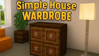 Minecraft Simple Wardrobe Build | Easy Furniture Idea