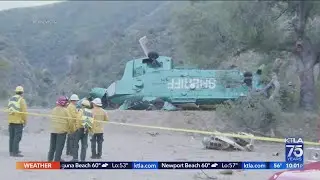 Multiple injuries in LASD chopper crash
