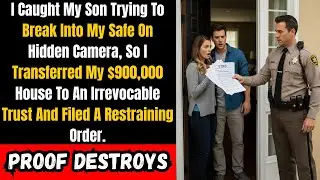 I Caught My Son Trying To Break Into My Safe On Hidden Camera,,,,