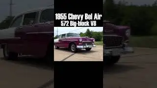 1955 Chevy Bel Air 572 Big-block V8 Hot Rod #1955Chevy #bigblockchevy