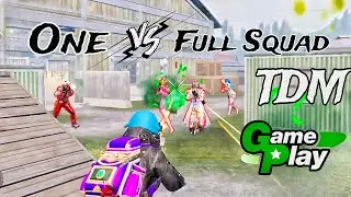 Bgmi One Vs Full Squad Tdm Gameplay @VNROOTGAMER