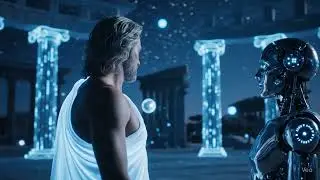 Socrates Debates AI in a Neon Future!  | History Remixed