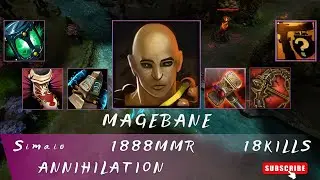 HoN | Mid Wars | Magebane | Simaio | 1888 MMR