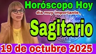 hor&oacute;scopo diario Sagitario 19 octubre de 2025,