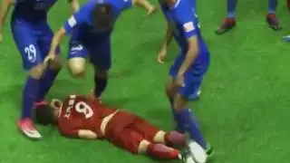 Former Chelsea star Oscar accidentally started a fight in China Super League