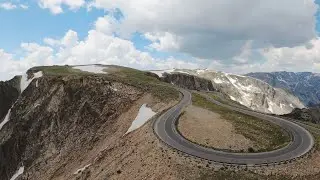 Beartooth pass Montana / Wyoming from an fpv drone
