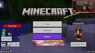 Finishing our insane beacon in my friends Realm + minigames in Bedrock servers! | Minecraft Bedrock
