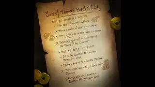 Sea Of Thieves Bucket List