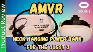 AMVR Portable Neck Hanging Power Bank For Quest 3