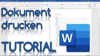 Dokument drucken - Word Online Turorial