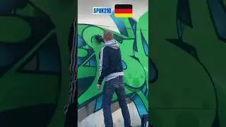 Top style from Germany 🔥 #graffiti #shorts #spraypaintart #spray