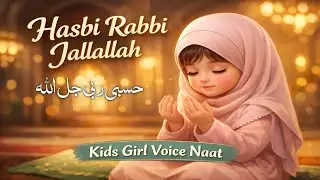 hasbi rabbi jallallah naat | Islamic Lullaby for Kids 🌙 | Sleeping Naat with Cute Animation